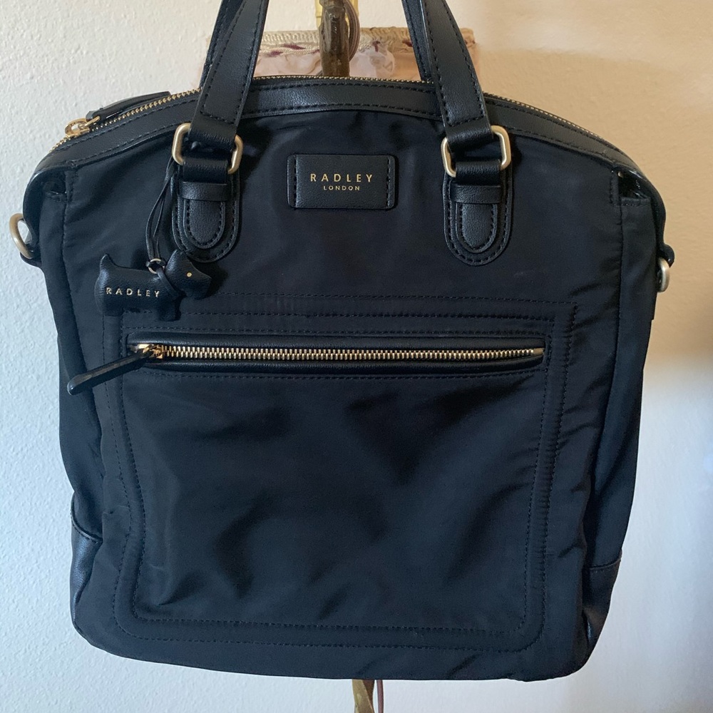 Radley London Black Purse / Crossbody / Backpack